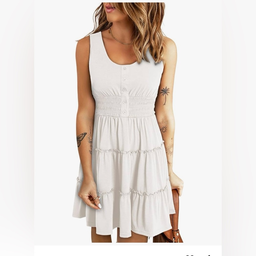 NWT white sundress